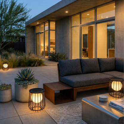 Contemporary Solar Lantern - Waterproof Dimmable LED for | Ridorn