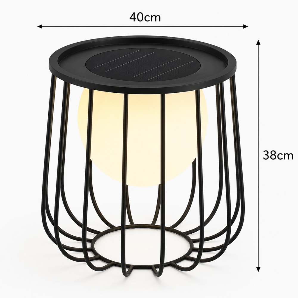 Contemporary Solar Lantern - Waterproof Dimmable LED for | Ridorn
