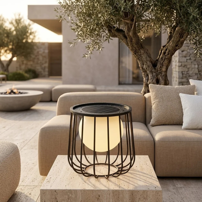 Contemporary Solar Lantern - Waterproof Dimmable LED for | Ridorn