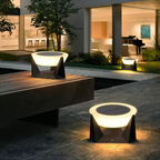Contemporary Solar Outdoor Light with Adjustable Brightness | Ridorn