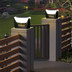 Contemporary Solar Outdoor Light with Adjustable Brightness | Ridorn