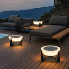 Contemporary Solar Outdoor Light with Adjustable Brightness | Ridorn