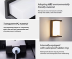 Contemporary Waterproof LED Outdoor Wall Light for Gardens | Ridorn-Outdoor Lighting-Ridorn