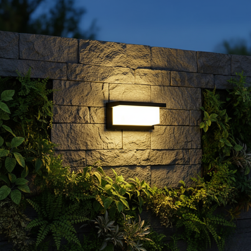 Contemporary Waterproof LED Outdoor Wall Light for Gardens | Ridorn-Outdoor Lighting-Ridorn