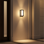 Contemporary Waterproof LED Outdoor Wall Light for Gardens | Ridorn-Outdoor Lighting-Ridorn