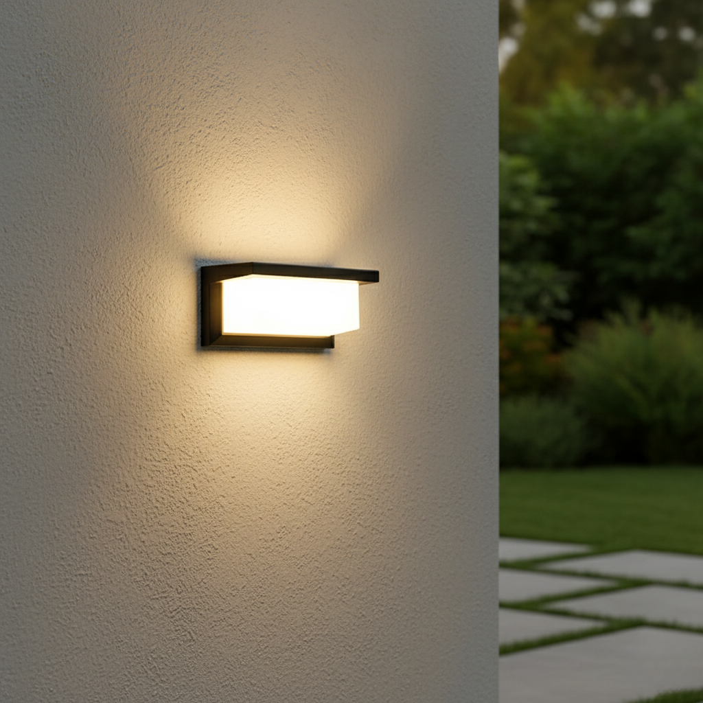 Contemporary Waterproof LED Outdoor Wall Light for Gardens | Ridorn-Outdoor Lighting-Ridorn