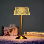 Cordless Crystal Effect LED Table Lamp | Ridorn-Table Lamp-Ridorn