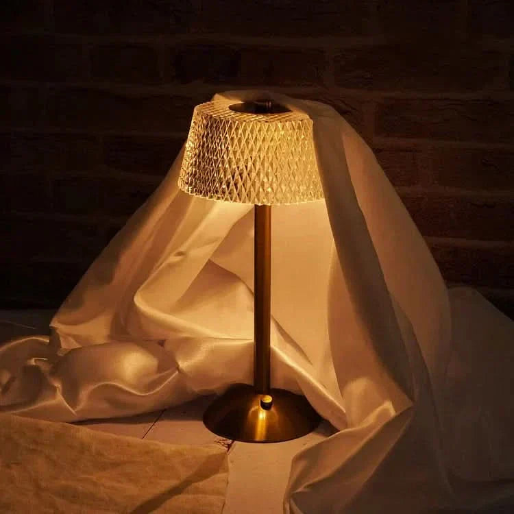 Cordless Crystal Effect LED Table Lamp | Ridorn-Table Lamp-Ridorn