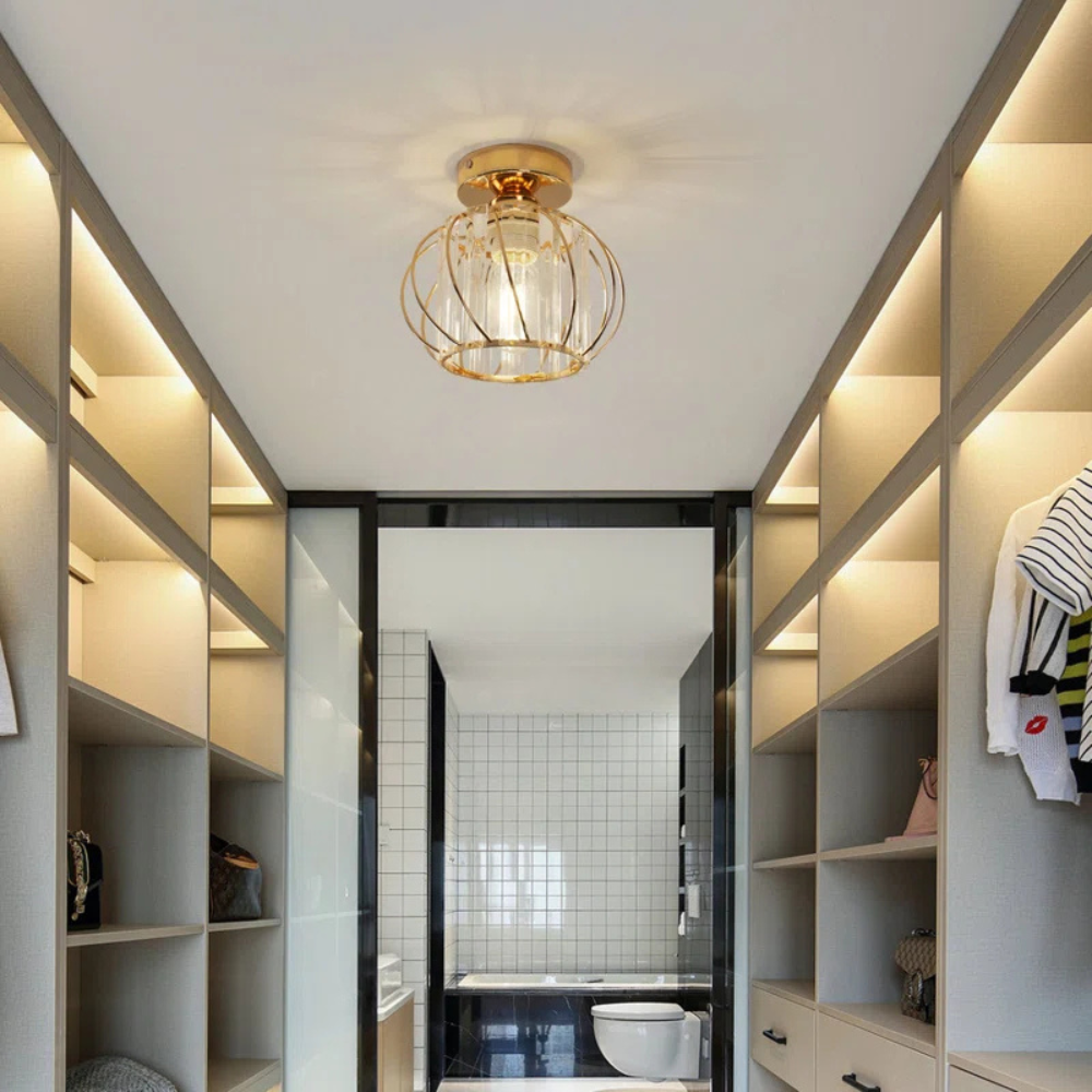Elegant Crystal Ceiling Light for Modern Interiors | Ridorn