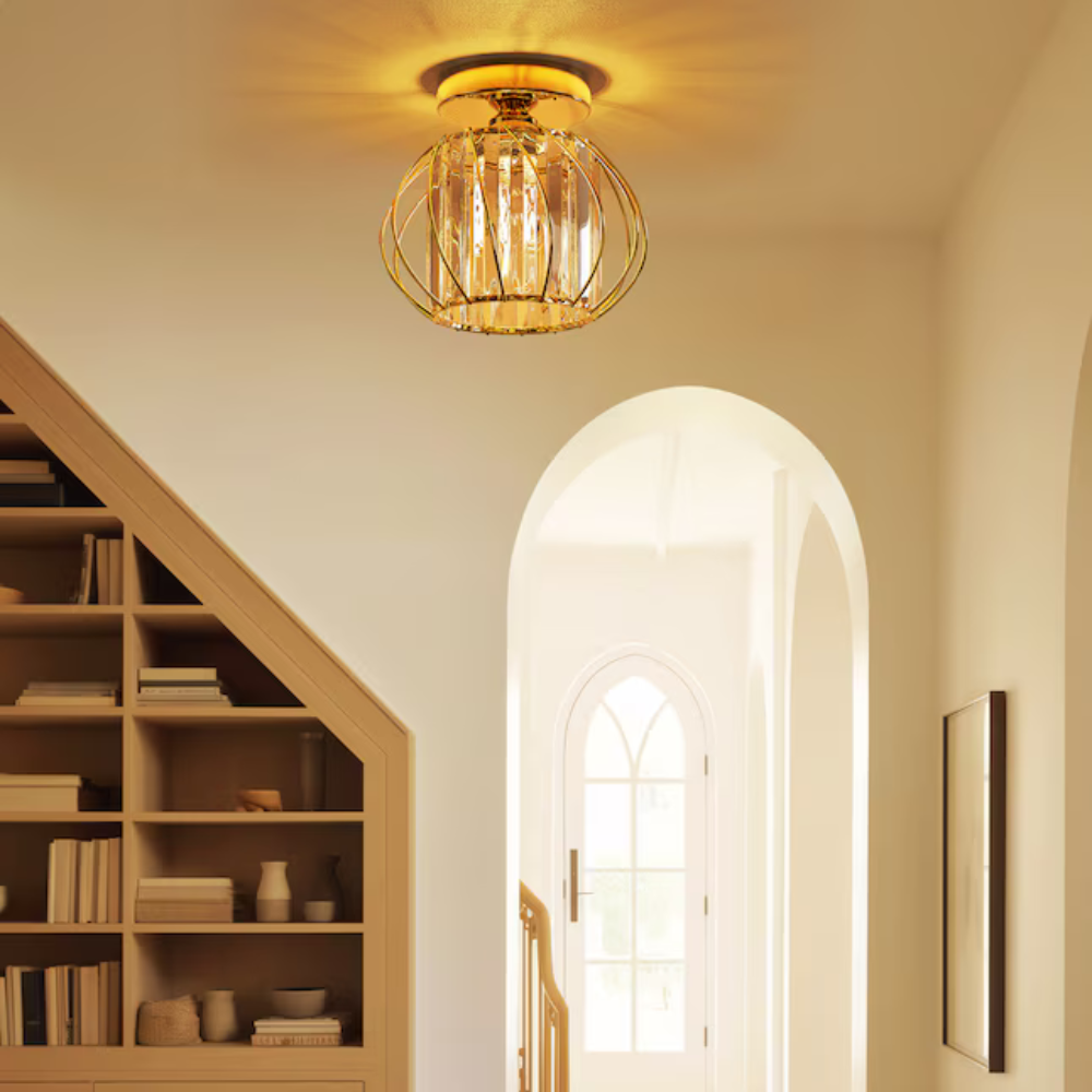 Elegant Crystal Ceiling Light for Modern Interiors | Ridorn