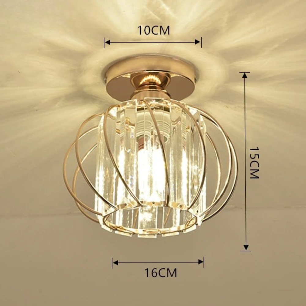 Elegant Crystal Ceiling Light for Modern Interiors | Ridorn