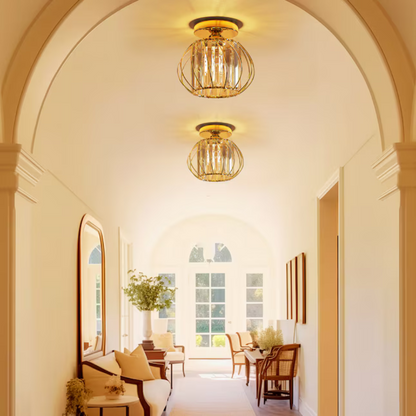Elegant Crystal Ceiling Light for Modern Interiors | Ridorn