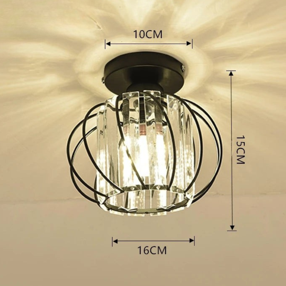 Elegant Crystal Ceiling Light for Modern Interiors | Ridorn