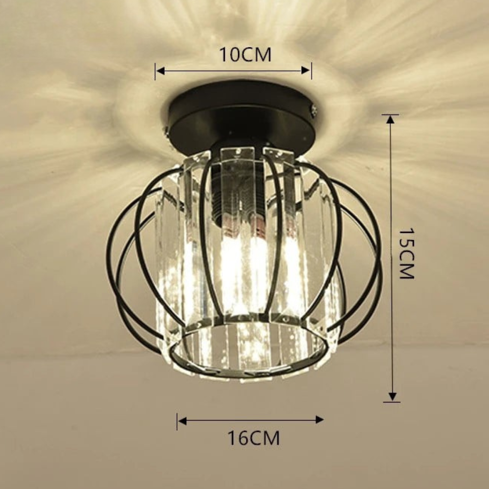 Elegant Crystal Ceiling Light for Modern Interiors | Ridorn