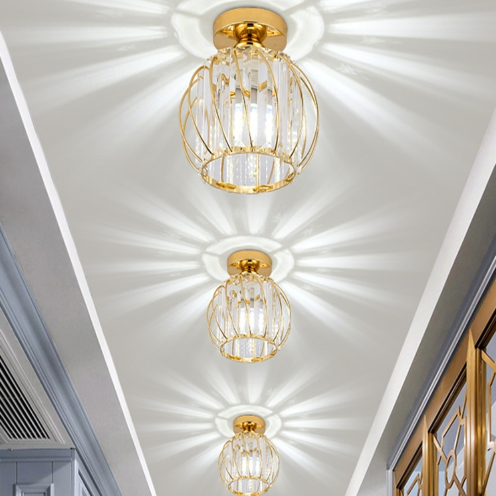 Elegant Crystal Ceiling Light for Modern Interiors | Ridorn
