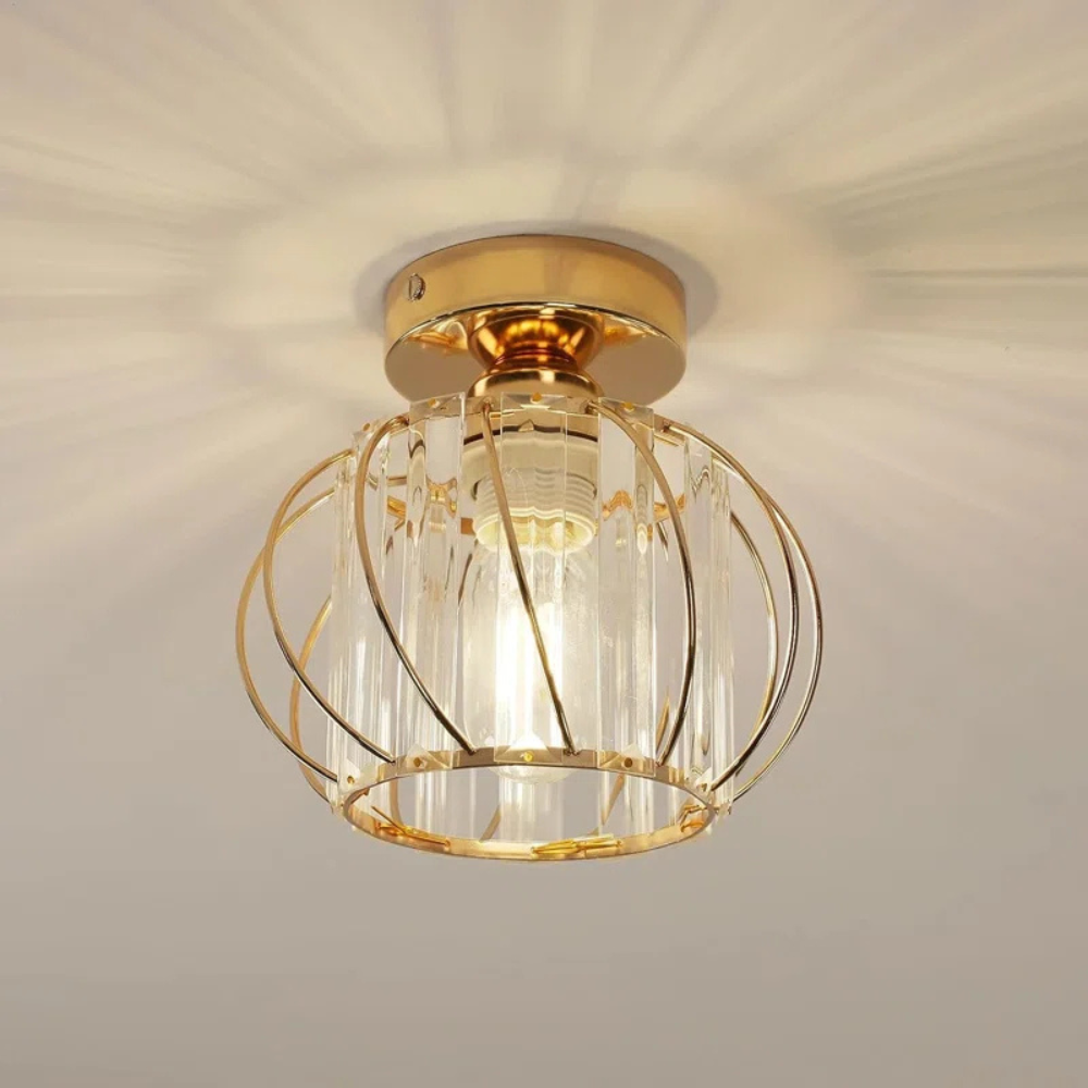 Elegant crystal ceiling light for modern interiors