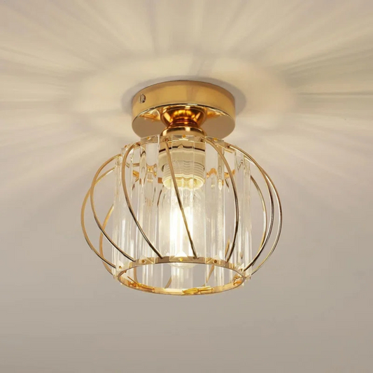 Elegant crystal ceiling light for modern interiors