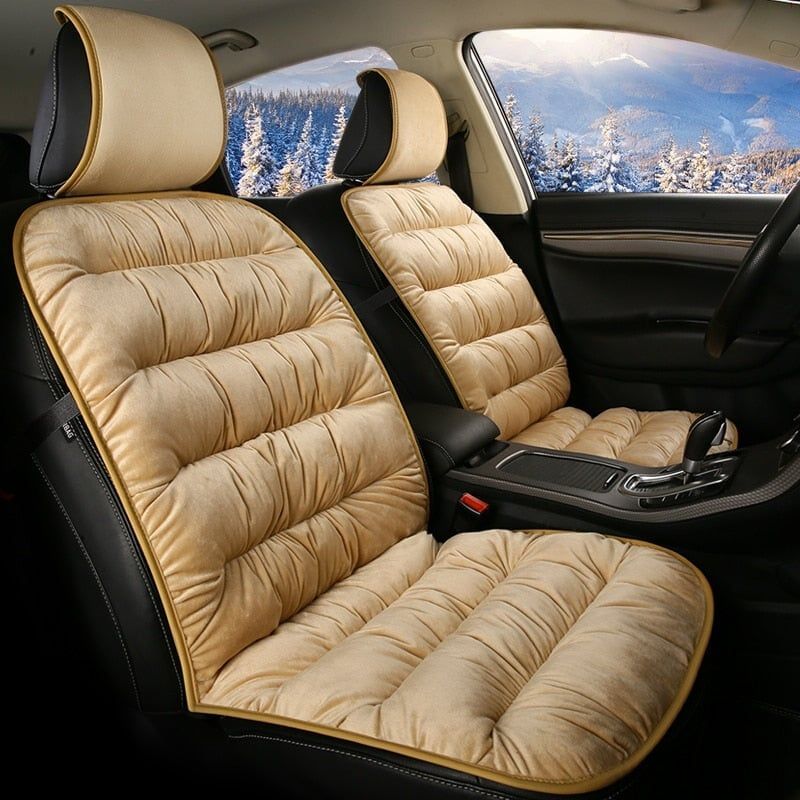 Cushioned Car Seat Cover, Ultra-Comfort Padded Front Seat Protector for Long Drives-Ridorn