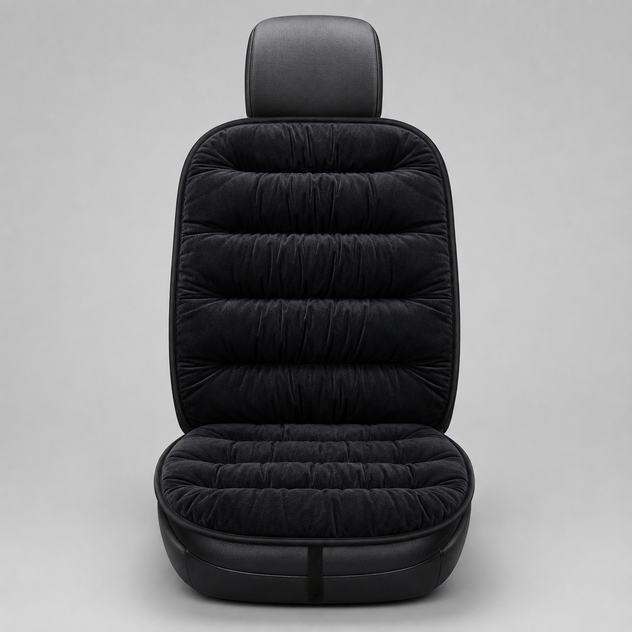 Cushioned Car Seat Cover, Ultra-Comfort Padded Front Seat Protector for Long Drives