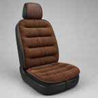 Cushioned Car Seat Cover, Ultra-Comfort Padded Front Seat Protector for Long Drives