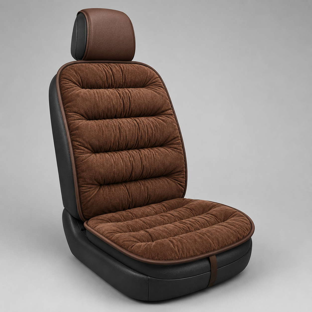 Cushioned Car Seat Cover, Ultra-Comfort Padded Front Seat Protector for Long Drives