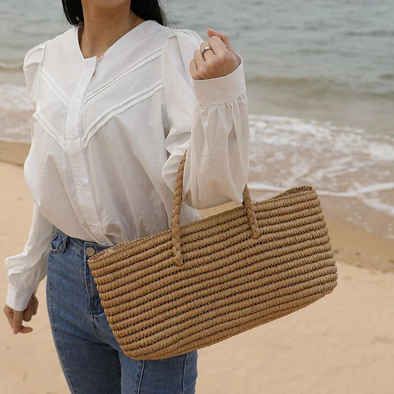 Daelhaven Woven Summer Beach Bag-BAG-Ridorn