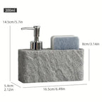 Daxan Soap Dispenser with Sponge Holder-Bathroom Accessories-Ridorn