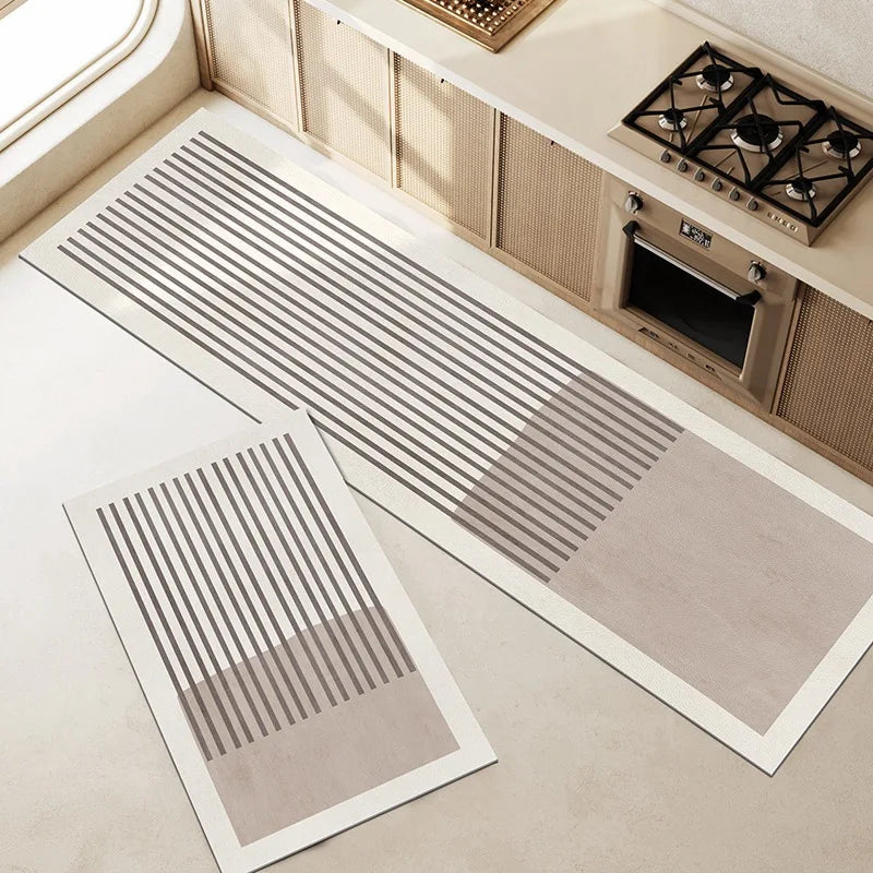 Diatomite Bath Mat, Super Absorbent Non-Slip Stone Mat for Bathroom & Kitchen, Washable-Ridorn