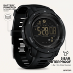 Digital Pedometer Watch, Waterproof Sports Wristwatch with Step Counter-Ridorn