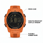 Digital Pedometer Watch, Waterproof Sports Wristwatch with Step Counter-Ridorn