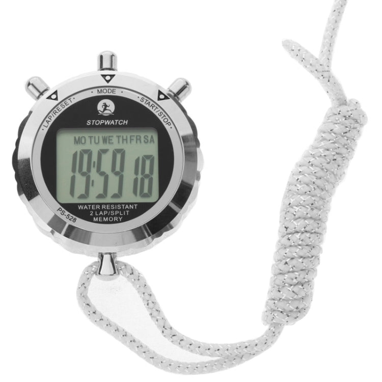 Digital Sports Stopwatch, Handheld LCD Chronograph Timer with Strap-Ridorn