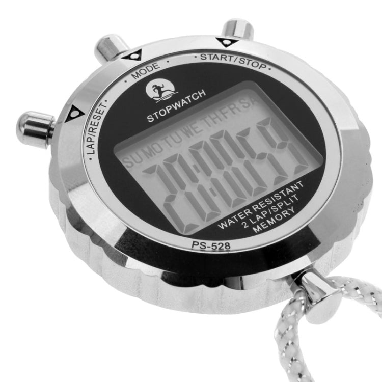 Digital Sports Stopwatch, Handheld LCD Chronograph Timer with Strap-Ridorn