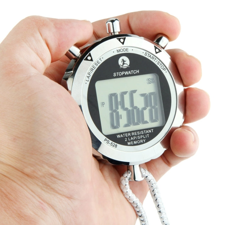 Digital Sports Stopwatch, Handheld LCD Chronograph Timer with Strap-Ridorn