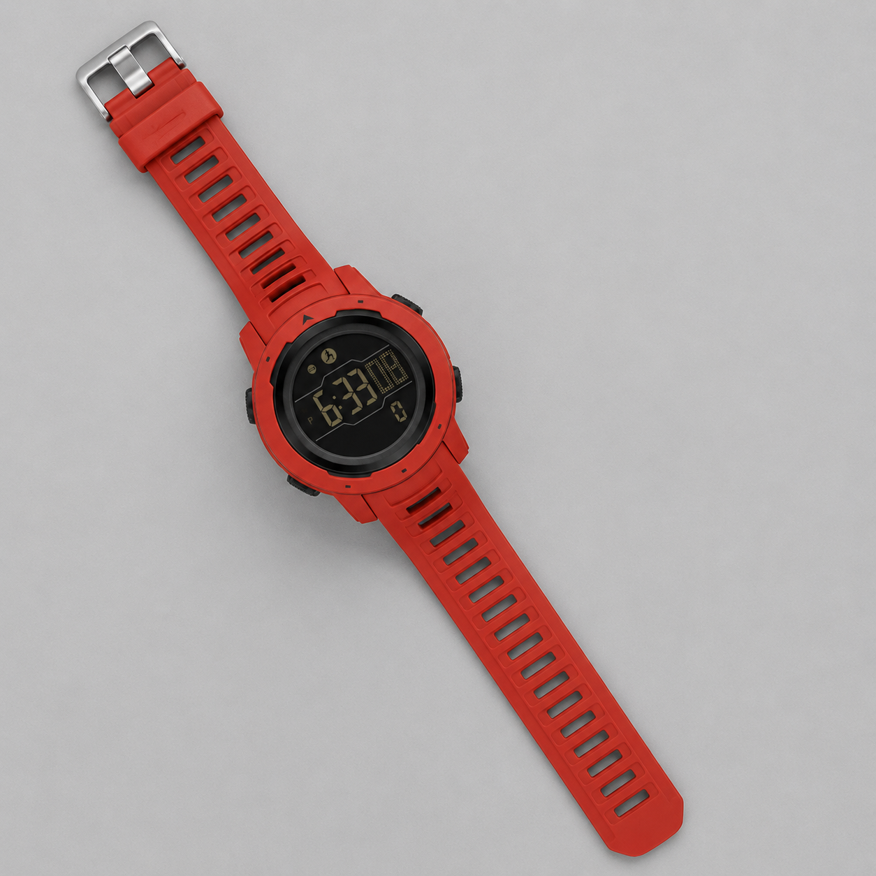 Digital Pedometer Watch, Waterproof Sports Wristwatch with Step Counter