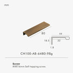 Dorhurst Lip Pull Handle-Cabinet Handle-Ridorn