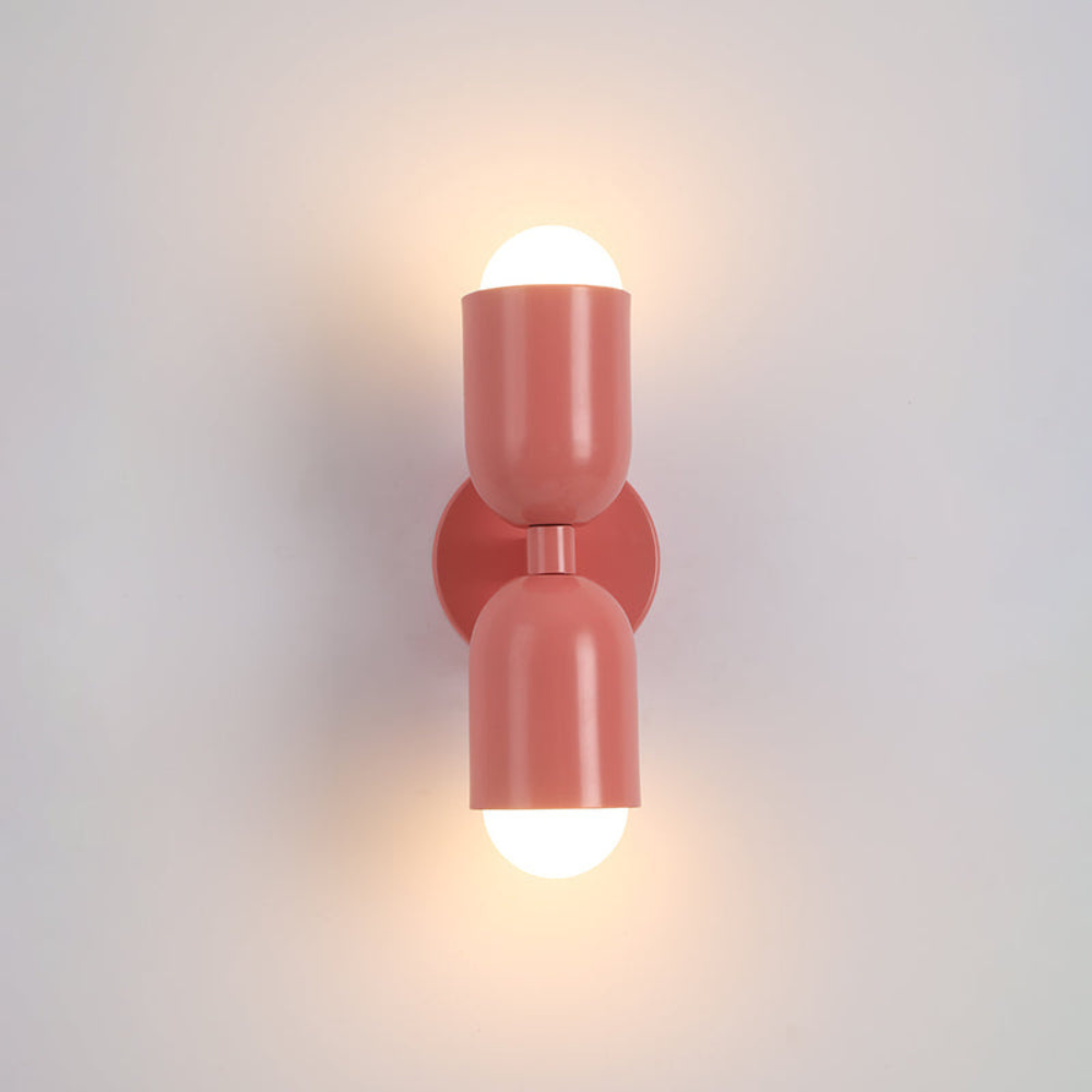 Double Headed Colorful Wall Lamp | Modern Art Inspired Accent Light | Ridorn