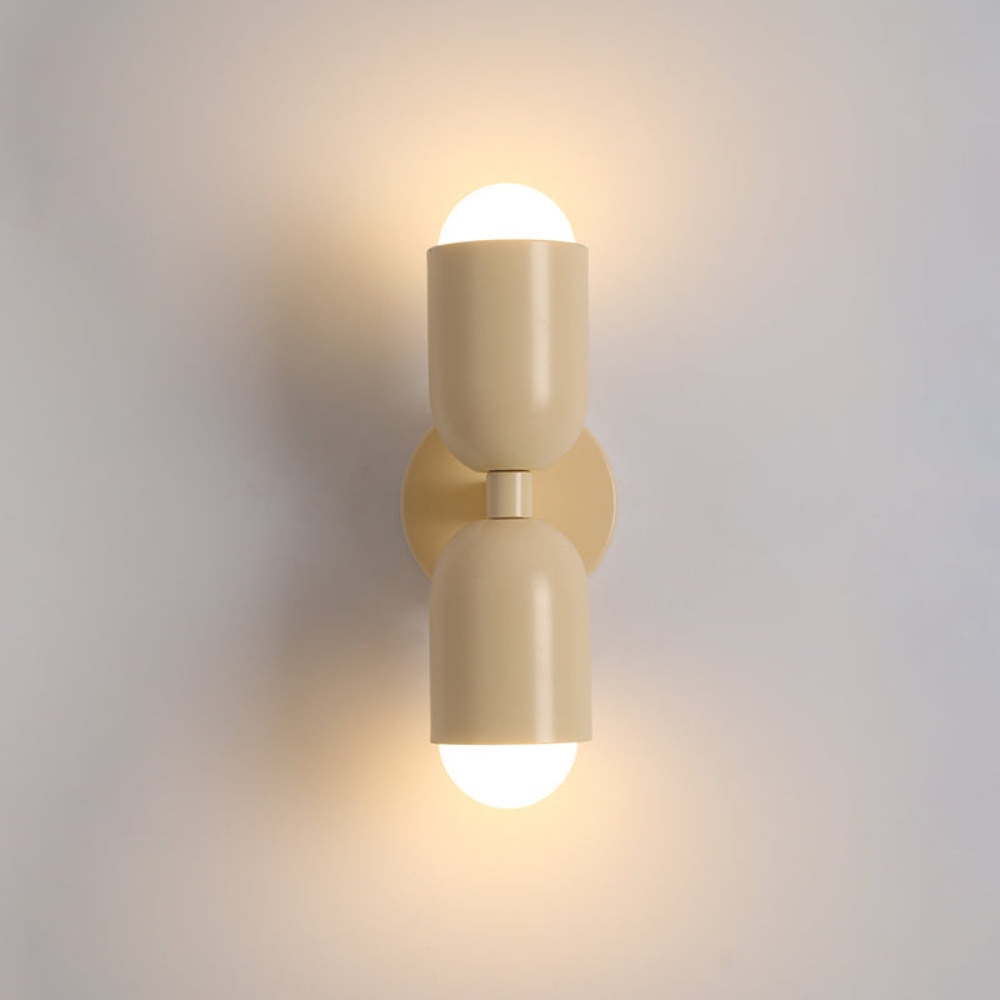 Double Headed Colorful Wall Lamp | Modern Art Inspired Accent Light | Ridorn
