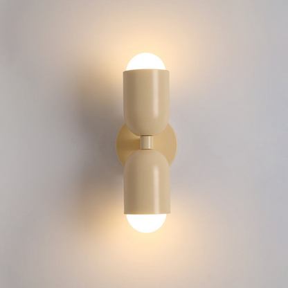 Double Headed Colorful Wall Lamp | Modern Art Inspired Accent Light | Ridorn