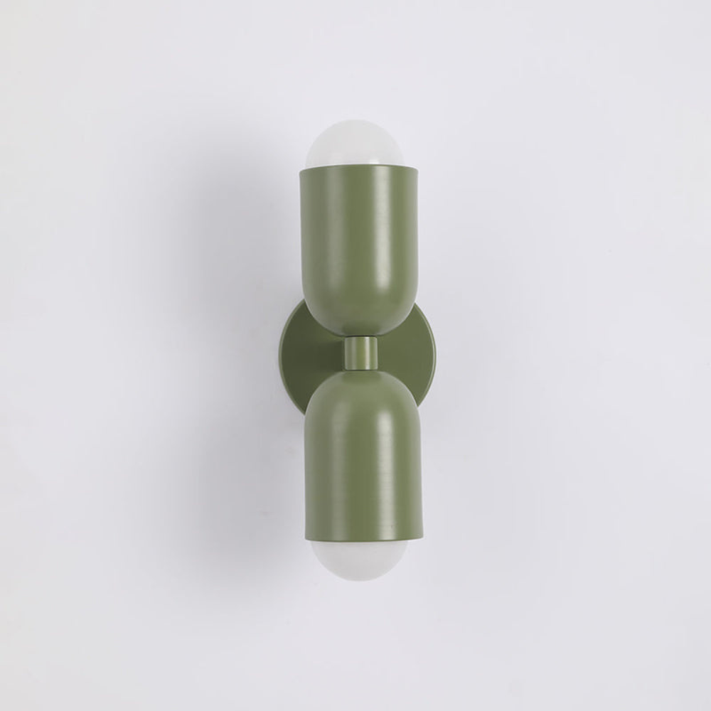 Double Headed Colorful Wall Lamp | Modern Art Inspired Accent Light | Ridorn