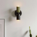 Double Headed Colorful Wall Lamp | Modern Art Inspired Accent Light | Ridorn