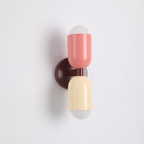Double Headed Colorful Wall Lamp | Modern Art Inspired Accent Light | Ridorn