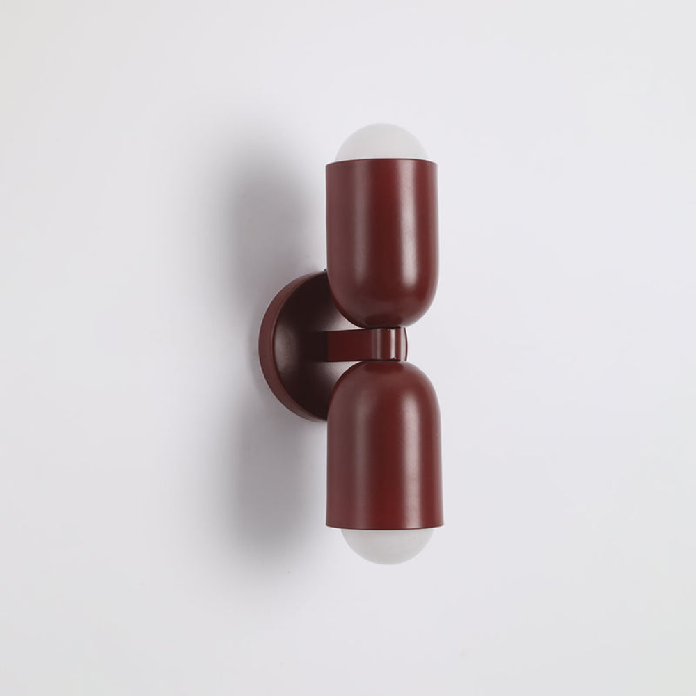 Double Headed Colorful Wall Lamp | Modern Art Inspired Accent Light | Ridorn