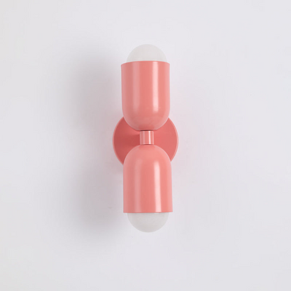 Double Headed Colorful Wall Lamp | Modern Art Inspired Accent Light | Ridorn