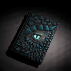 Dragon Eye 3D Journal, Handmade Resin Embossed Notebook with Engraved Cover-Ridorn