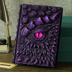 Dragon Eye 3D Journal, Handmade Resin Embossed Notebook with Engraved Cover-Ridorn