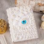 Dragon Eye 3D Journal, Handmade Resin Embossed Notebook with Engraved Cover-Ridorn