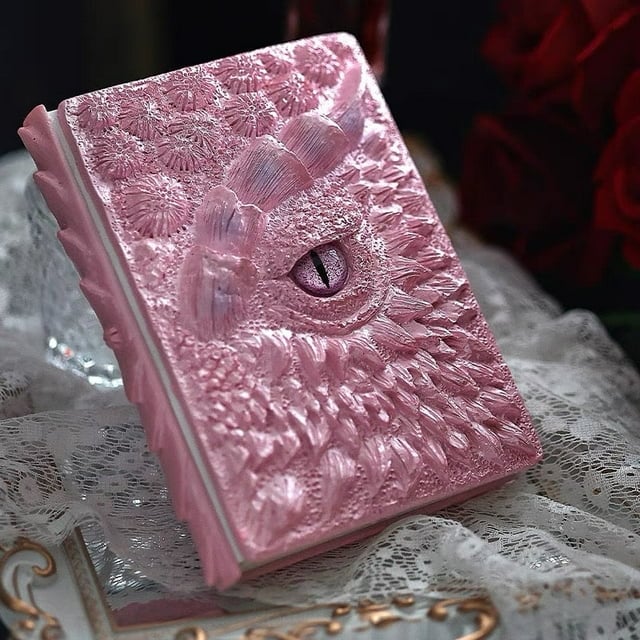 Dragon Eye 3D Journal, Handmade Resin Embossed Notebook with Engraved Cover-Ridorn