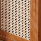 Eco-Friendly Bamboo Multi-Tier Shoe Storage Cabinet, 6-8 | Ridorn-Shoe Storage Cabinets-Ridorn