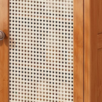 Eco-Friendly Bamboo Multi-Tier Shoe Storage Cabinet, 6-8 | Ridorn-Shoe Storage Cabinets-Ridorn