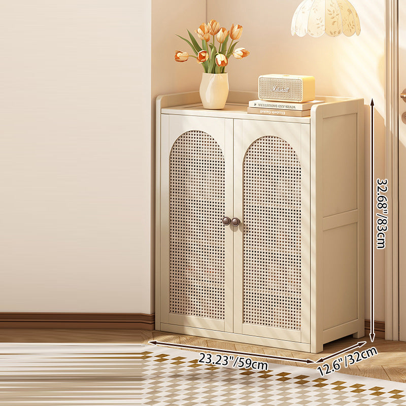 Eco-Friendly Bamboo Multi-Tier Shoe Storage Cabinet, 6-8 | Ridorn-Shoe Storage Cabinets-Ridorn